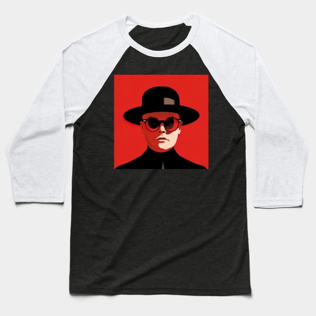 Truman Capote Baseball T-Shirt by ComicsFactory